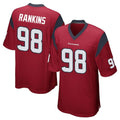 Punc H.Texans #98 Sheldon Rankins Player Red Home Game Stitched Jerseys