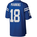 Punc IN.Colts #18 Peyton Manning Mitchell & Ness Royal Big & Tall 1998 Retired Player Replica Stitched Puhic  Jersey