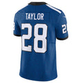 Punc IN.Colts #28 Jonathan Taylor Blue Vapor F.U.S.E. Limited Jersey American Stitched Jersey