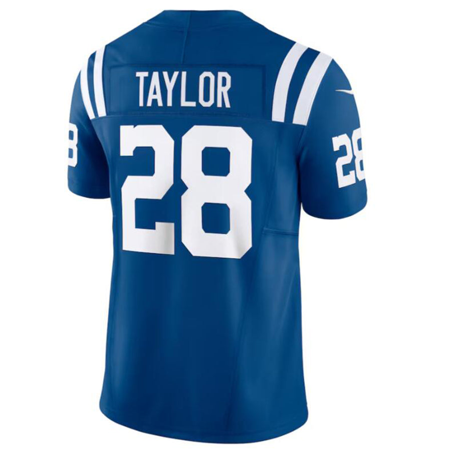 Punc IN.Colts #28 Jonathan Taylor Royal Vapor F.U.S.E. Limited Jersey American Stitched Jerseys