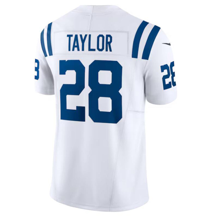 Punc IN.Colts #28 Jonathan Taylor White Vapor F.U.S.E. Limited Jersey American Stitched Jersey