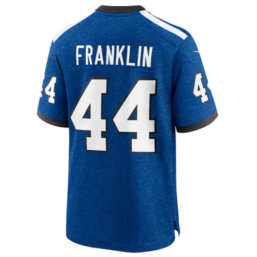 Punc IN.Colts #44 Zaire Franklin Royal Indiana Nights Alternate Game Jersey American Stitched Football Jerseys
