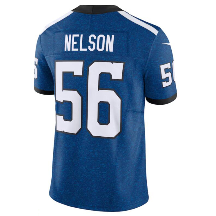 Punc IN.Colts #56 Quenton Nelson Blue Vapor F.U.S.E. Limited Jersey American Stitched Jerseys
