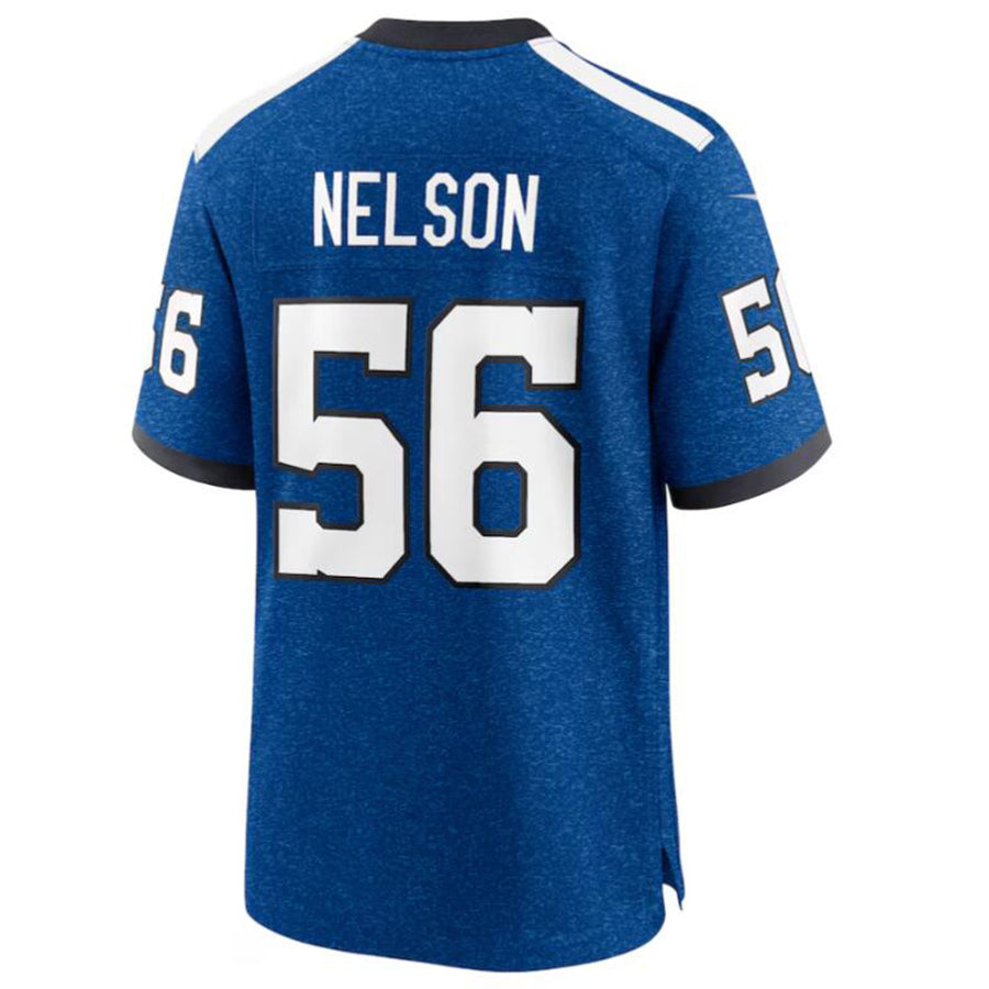 Punc IN.Colts #56 Quenton Nelson Royal Indiana Nights Alternate Game Jersey American Stitched Jerseys