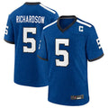 Punc IN.Colts #5 Anthony Richardson Royal Indiana Nights Alternate Game Jersey American Stitched Jerseys