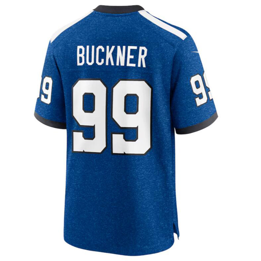 Punc IN.Colts #99 DeForest Buckner Royal Indiana Nights Alternate Game Jersey American Stitched Football Jerseys