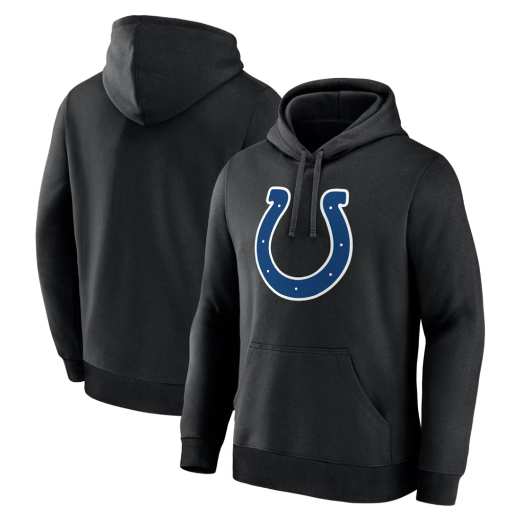 Punc IN.Colts Black Logo Pullover Hoodie Limited Blank Player Stitched Jerseys