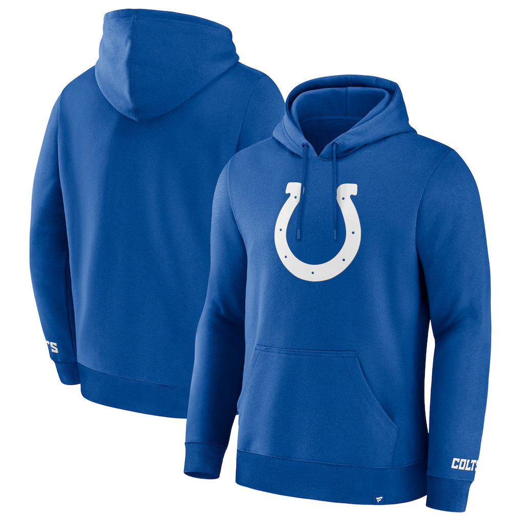 Punc IN.Colts Royal Fanatics Pylon Cam Legacy Pullover Hoodie Limited Blank Player Stitched Jerseys