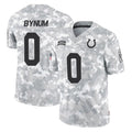 Punc IN.Colts #0 Camryn Bynum Player Arctic Camo Salute To Service Limited Game Stitched Jerseys