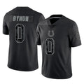 Punc IN.Colts #0 Camryn Bynum Player Black Reflective Limited Game Stitched Jerseys