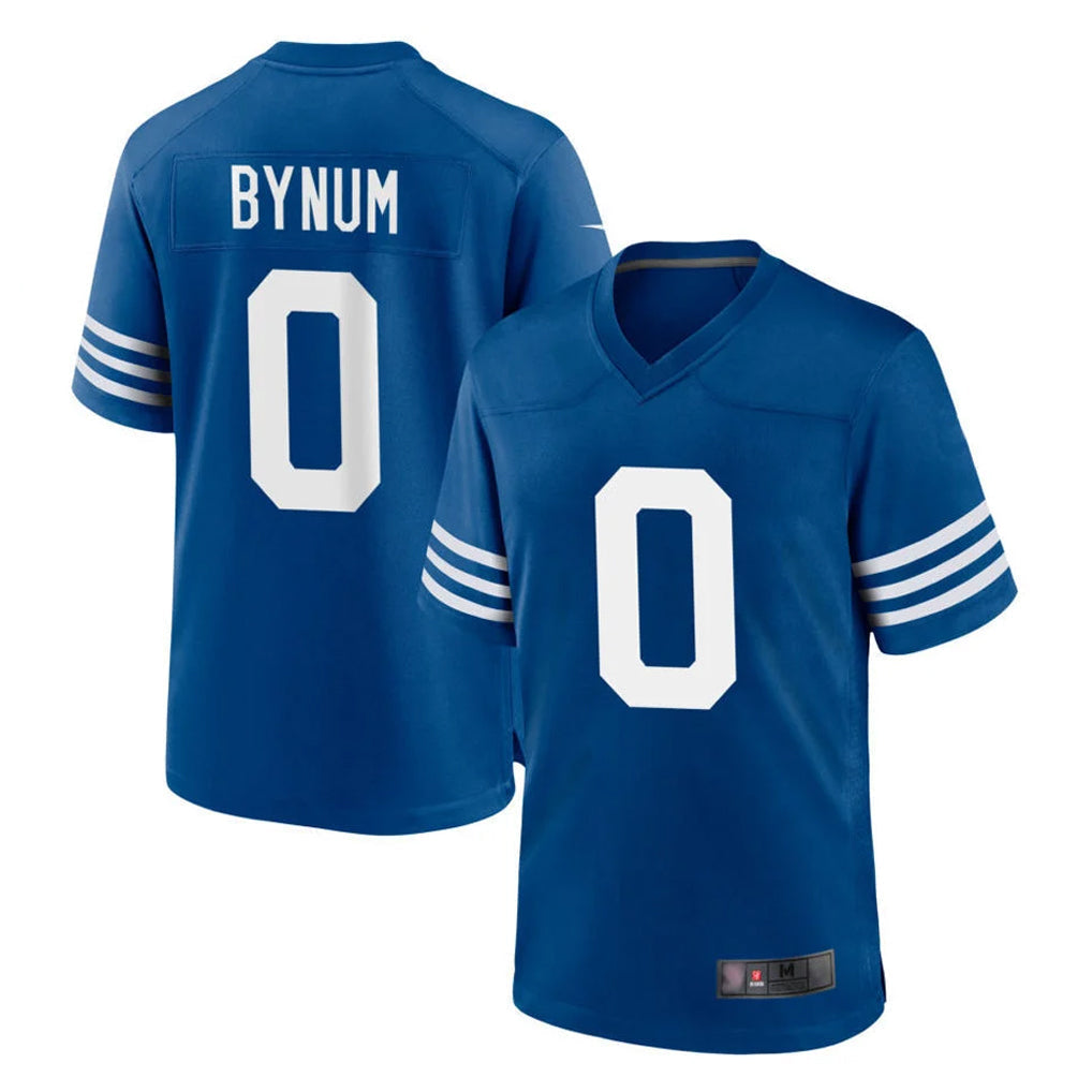 Punc IN.Colts #0 Camryn Bynum Player Royal Limited Home Game Stitched Jerseys