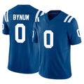 Punc IN.Colts #0 Camryn Bynum Player Royal Limited Vapor F.U.S.E. Home Game Stitched Jerseys