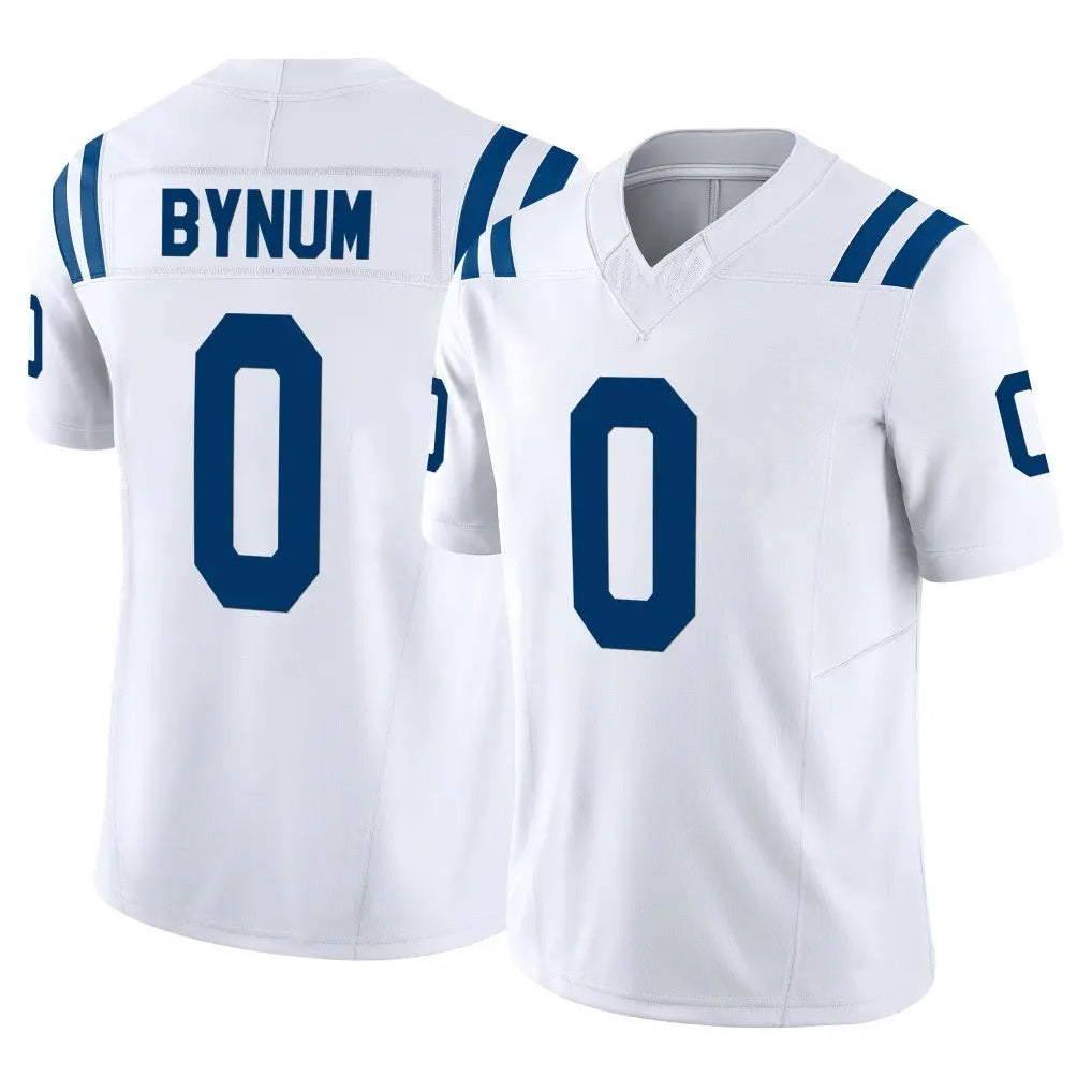 Punc IN.Colts #0 Camryn Bynum Player White Limited Vapor F.U.S.E. Home Game Stitched Jerseys