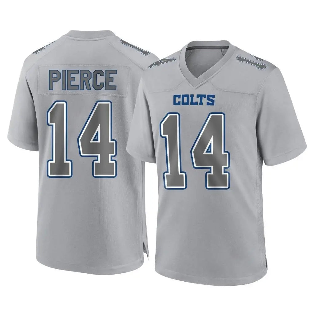 Punc IN.Colts #14 Alec Pierce Player Gray Atmosphere Fashion Home Game Stitched Jerseys