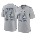 Punc IN.Colts #14 Alec Pierce Player Gray Atmosphere Fashion Home Game Stitched Jerseys