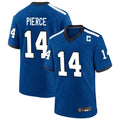Punc IN.Colts #14 Alec Pierce Player Royal Alternate Indiana Nights Home Game Stitched Jerseys
