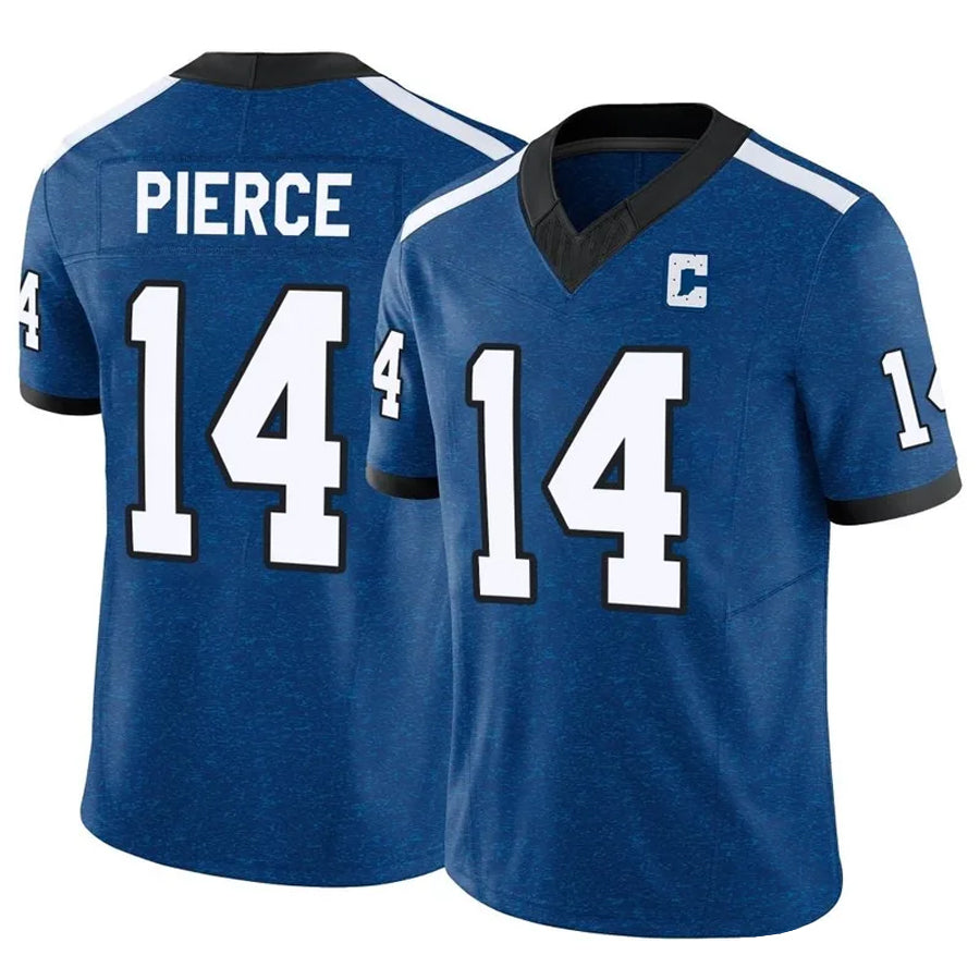 Punc IN.Colts #14 Alec Pierce Player Royal Vapor F.U.S.E. Limited Stitched Jerseys