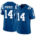 Punc IN.Colts #14 Alec Pierce Player Royal Vapor F.U.S.E. Limited Game Stitched Jerseys