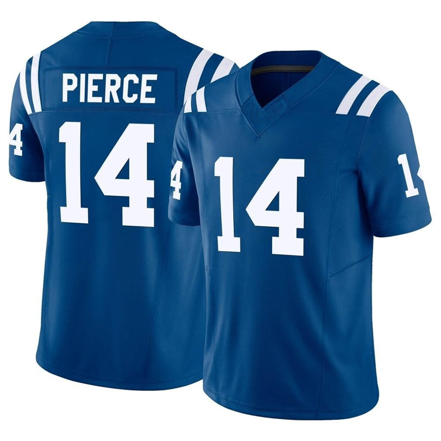Punc IN.Colts #14 Alec Pierce Player Royal Vapor F.U.S.E. Limited Game Stitched Jerseys