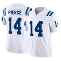 Punc IN.Colts #14 Alec Pierce Player White Limited Vapor F.U.S.E. Home Game Stitched Jerseys
