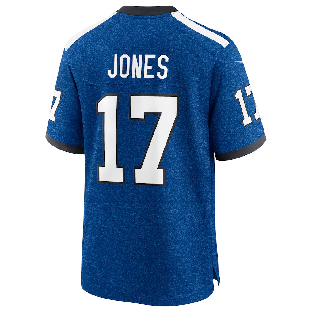 Punc IN.Colts #17 Daniel Jones Player Alternate 2 Indiana Nights Game Stitched Jerseys