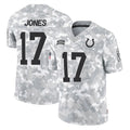 Punc IN.Colts #17 Daniel Jones Player Arctic Camo Salute To Service Limited Game Stitched Jerseys
