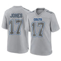 Punc IN.Colts #17 Daniel Jones Player Gray Atmosphere Fashion Home Game Stitched Jerseys