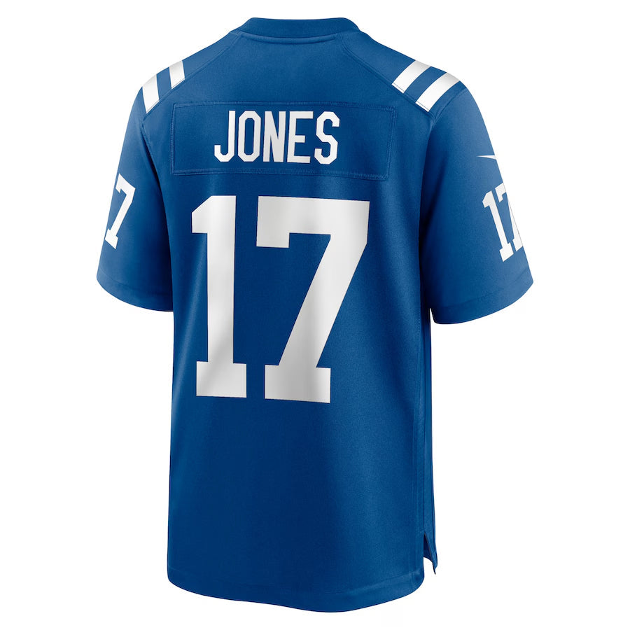 Punc IN.Colts #17 Daniel Jones Player Royal Home Game Stitched Jerseys