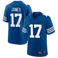 Punc IN.Colts #17 Daniel Jones Player Royal Limited Game Stitched Jerseys