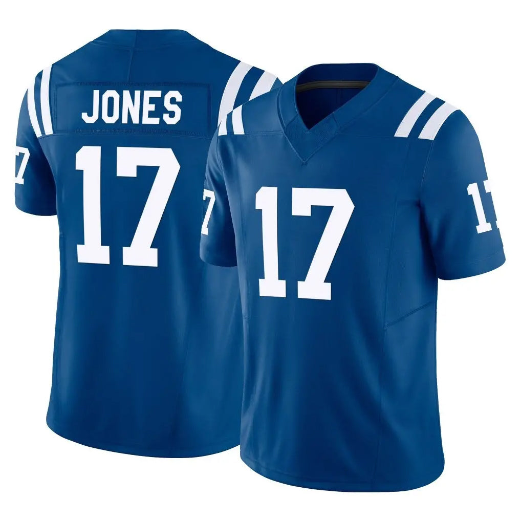 Punc IN.Colts #17 Daniel Jones Player Royal Limited Vapor F.U.S.E. Home Game Stitched Jerseys