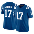 Punc IN.Colts #17 Daniel Jones Player Royal Limited Vapor F.U.S.E. Home Game Stitched Jerseys