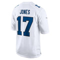 Punc IN.Colts #17 Daniel Jones Player Tundra White Fashion Game Stitched Jerseys