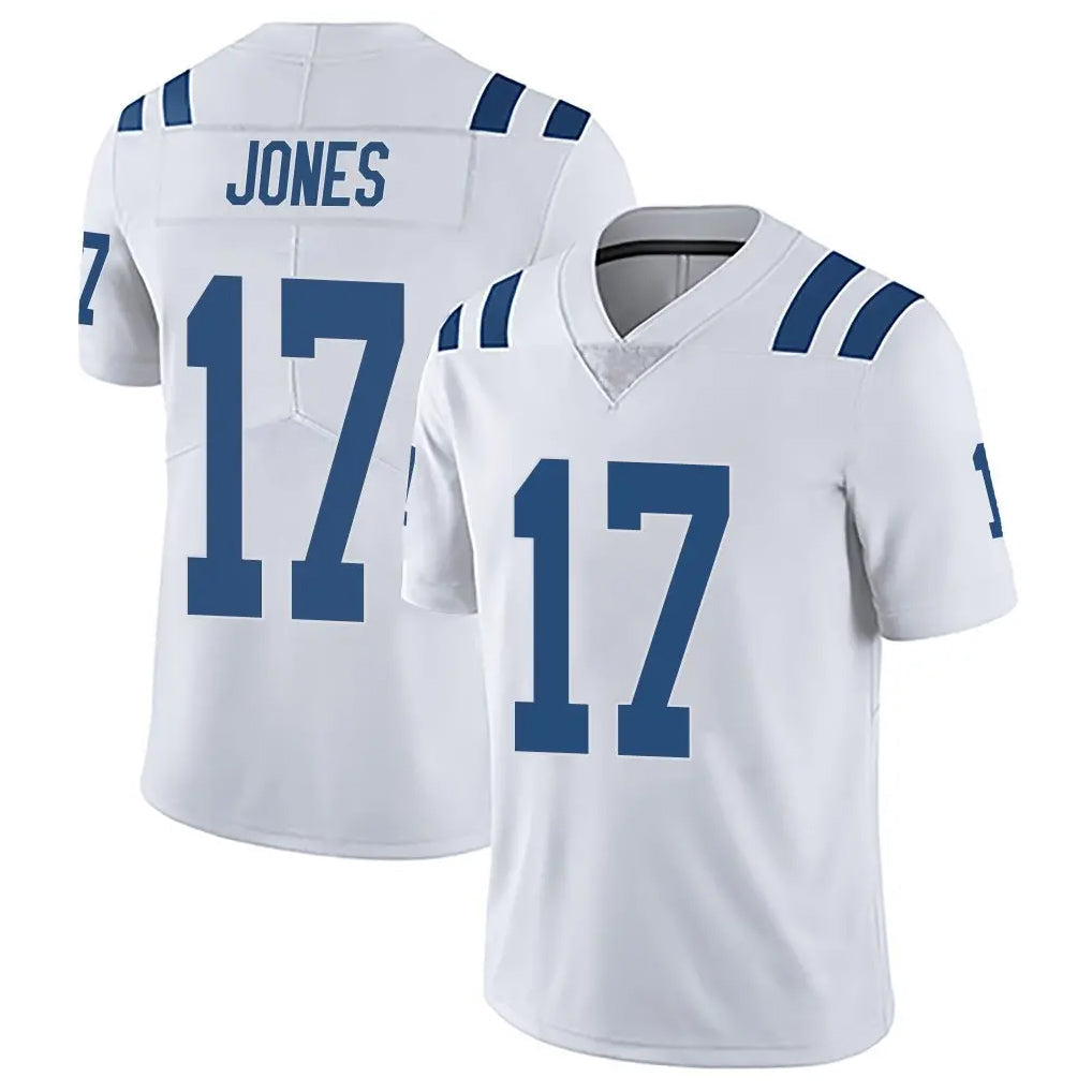 Punc IN.Colts #17 Daniel Jones Player White Limited Vapor Untouchable Home Game Stitched Jerseys