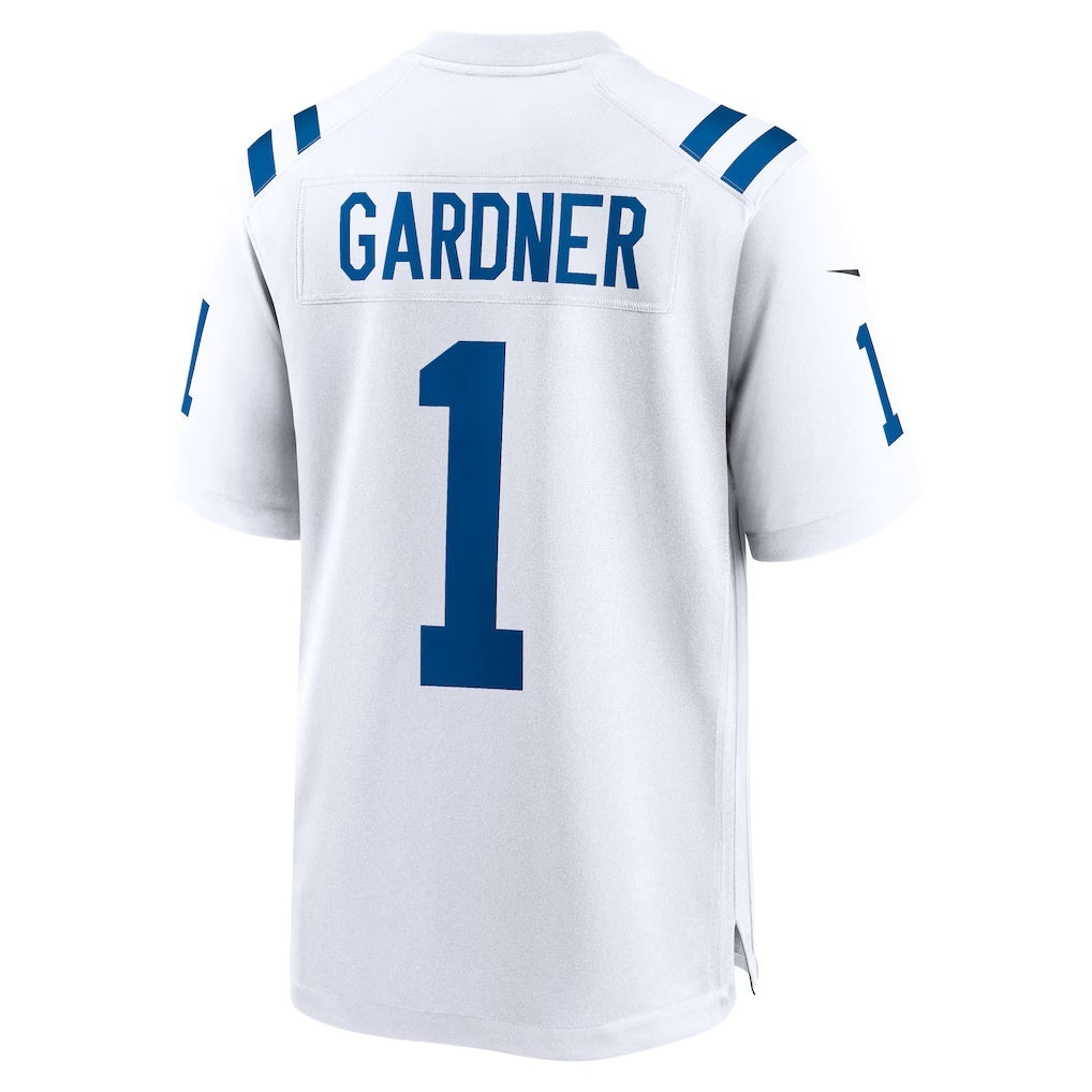 Punc IN.Colts #1 Ahmad Sauce Gardner White Game Stitched Jerseys