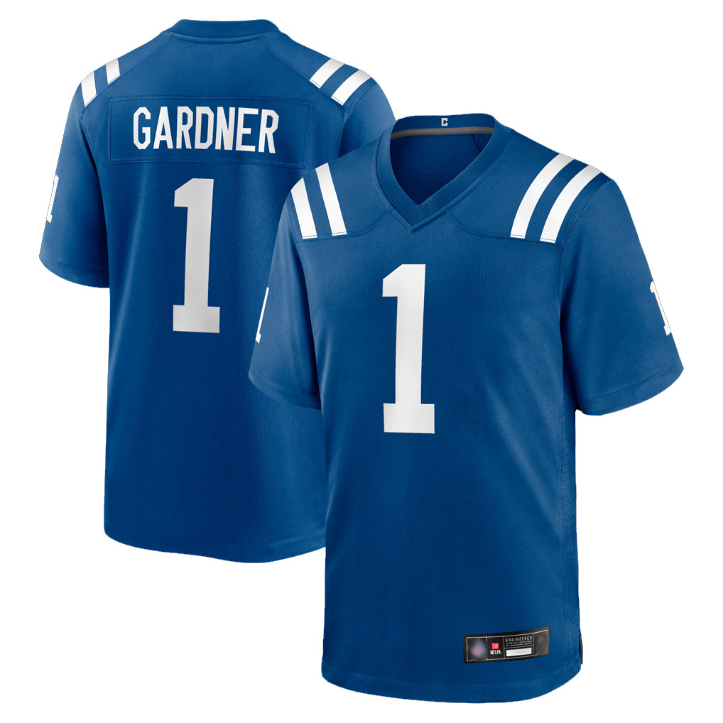 Punc IN.Colts #1 Sauce Gardner Player Royal Home Game Stitched Jerseys
