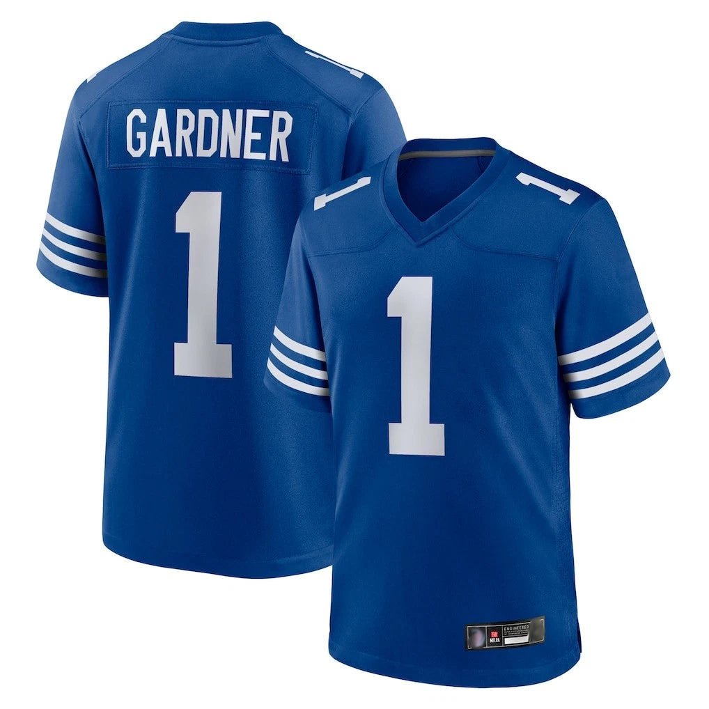 Punc IN.Colts #1 Sauce Gardner Player Royal Limited Home Game Stitched Jerseys