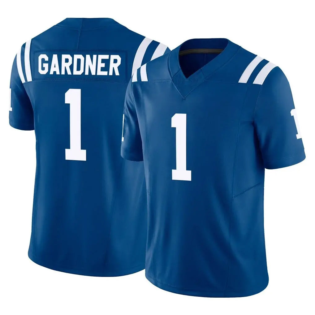 Punc IN.Colts #1 Sauce Gardner Player Royal Limited Vapor F.U.S.E. Home Game Stitched Jerseys