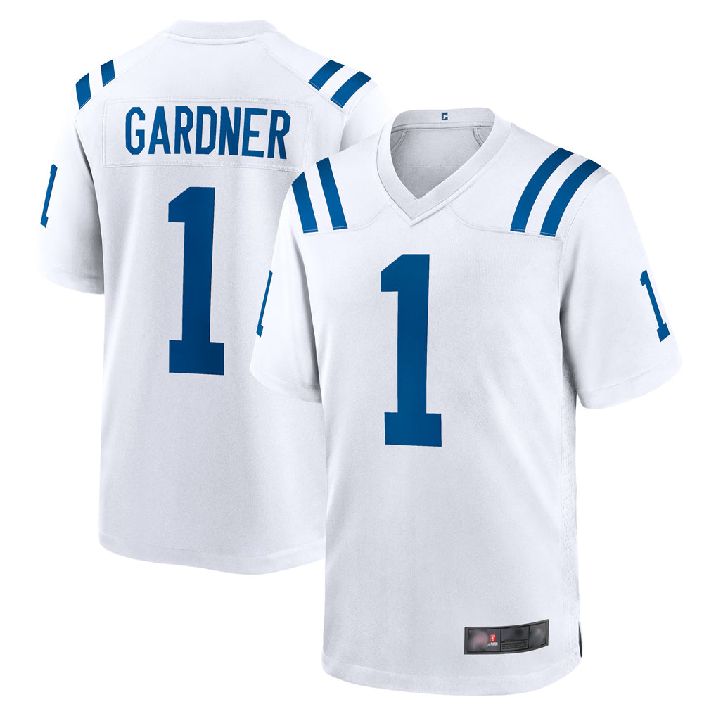 Punc IN.Colts #1 Sauce Gardner Player White Home Game Stitched Jerseys