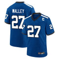 Punc IN.Colts #27 Justin Walley Player Royal Alternate Indiana Nights Home Game Stitched Jerseys