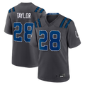 Punc IN.Colts #28 Jonathan Taylor Anthracite 2026 Rivalries Collection Game Stitched Jerseys