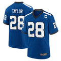 Punc IN.Colts #28 Jonathan Taylor Player Royal Alternate Indiana Nights Home Game Stitched Jerseys