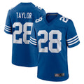Punc IN.Colts #28 Jonathan Taylor Player Royal Limited Home Game Stitched Jerseys