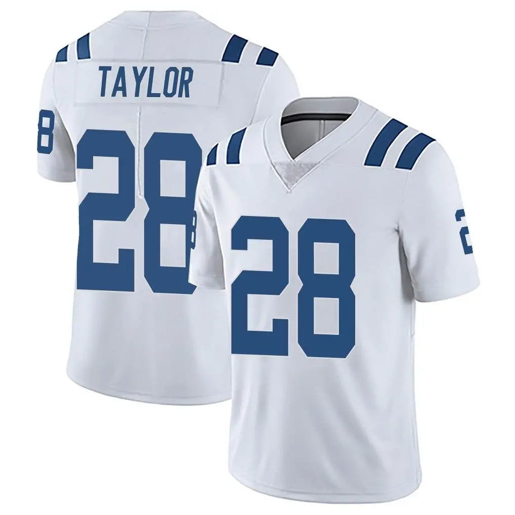 Punc IN.Colts #28 Jonathan Taylor Player White Limited Vapor Untouchable Home Game Stitched Jerseys