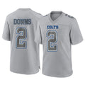 Punc IN.Colts #2 Josh Downs Player Gray Atmosphere Fashion Home Game Stitched Jerseys