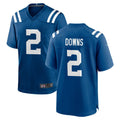 Punc IN.Colts #2 Josh Downs Player Royal Home Game Stitched Jerseys