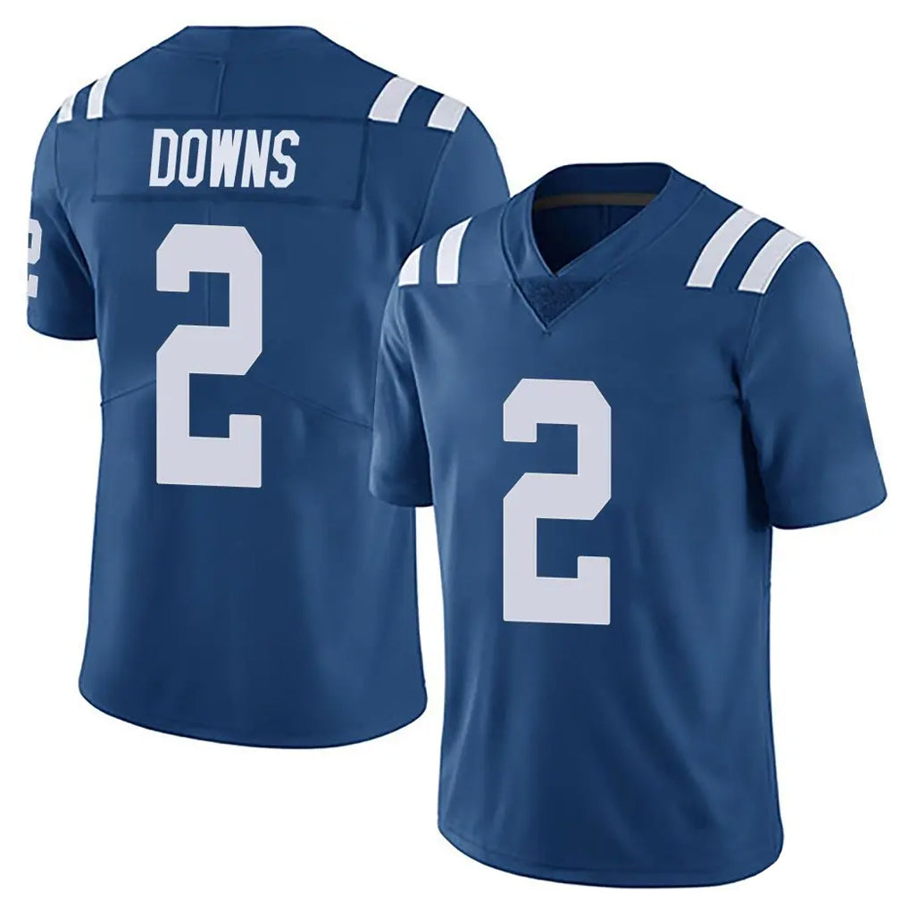 Punc IN.Colts #2 Josh Downs Player Royal Limited Vapor Untouchable Home Game Stitched Jerseys