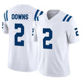 Punc IN.Colts #2 Josh Downs Player White Limited Vapor F.U.S.E. Home Game Stitched Jerseys