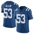 Punc IN.Colts #53 CJ Allen Player Royal Limited Vapor Untouchable Home Game Stitched Jerseys