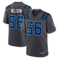Punc IN.Colts #56 Quenton Nelson Anthracite 2026 Rivalries Collection Game Stitched Jerseys