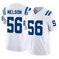 Punc IN.Colts #56 Quenton Nelson Player White Limited Vapor F.U.S.E. Home Game Stitched Jerseys